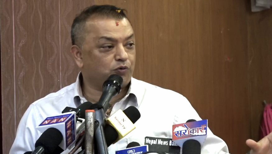 घुस काण्डमा मुछिएका मन्त्रीलाई बर्खास्त गर्न कांग्रेस महामन्त्री थापाको माग