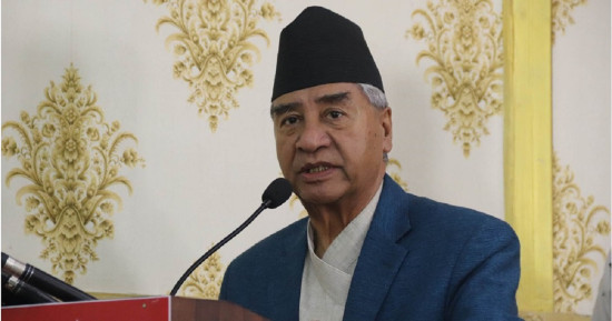 जनताले पटकपटक गरेकोे क्रान्ति, सङ्घर्ष र लोकतान्त्रिक आन्दोलनको एउटा महत्त्वपूर्ण उपलब्धि संविधान : सभापति देउवा