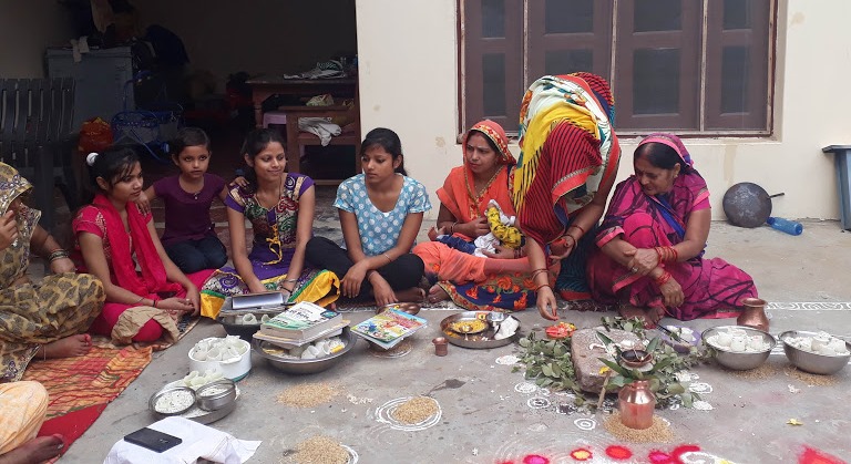 बाँकेका मधेशी महिलाद्वारा ‘भुर्की पूजन’