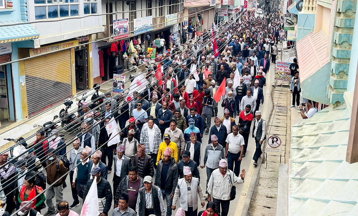 संविधानको रक्षा, राष्ट्रिय एकता र सामाजिक सद्भावका लागि र्‍याली