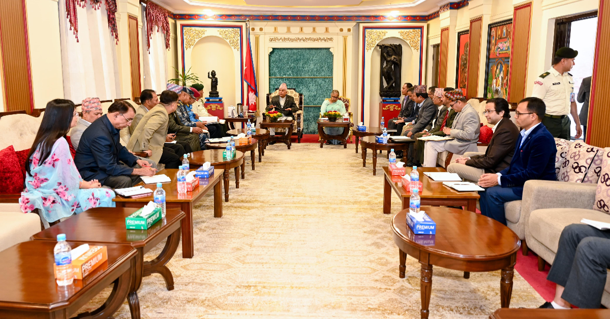 स्वच्छ र निष्पक्ष रूपमा निर्वाचन हुन्छ भन्ने विश्वास दिलाउन लागौँः राष्ट्रपति पौडेल