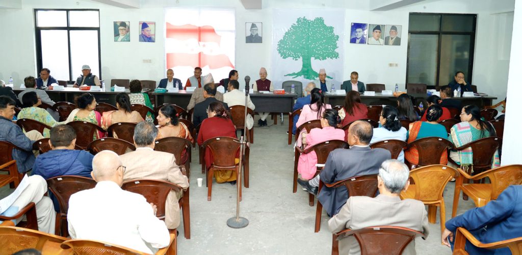 नेपाली कांग्रेस केन्द्रीय कार्यसमिति बैठक शनिबार बस्दै