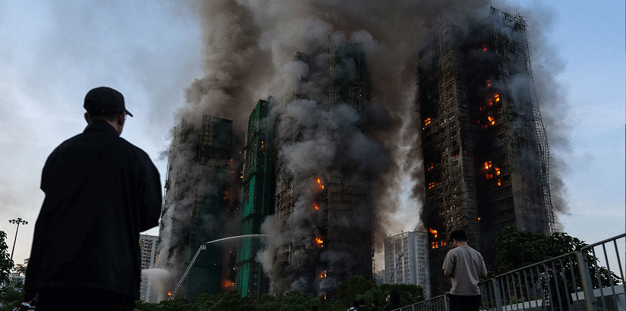 हङकङमा भीषण आगलागी, ४४ जनाको मृत्यु