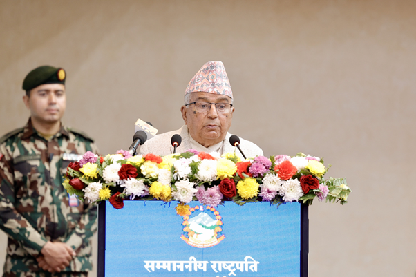 अख्तियार दुरुपयोग राज्यको वैधानिकता र सामाजिक न्यायमाथिको गम्भीर चुनौतीः राष्ट्रपति पौडेल