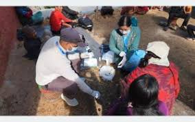 नसर्ने रोगका बिरामी पहिचान गर्न टोलमै पुगेर स्वास्थ्य परीक्षण