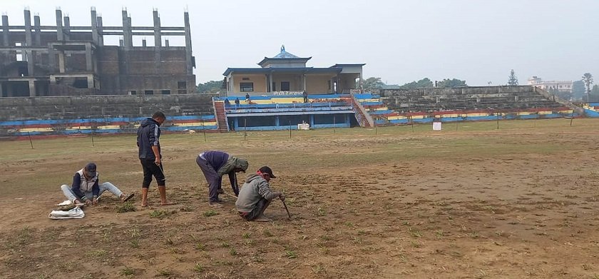 मेची रङ्गशालामा ‘फ्लडलाइट’ जडानका लागि त्रिपक्षीय सम्झौता