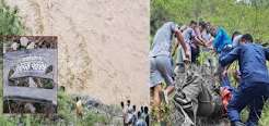 कर्णालीमा खसेको गाडीमा १४ जना सवार रहेको अनुमान