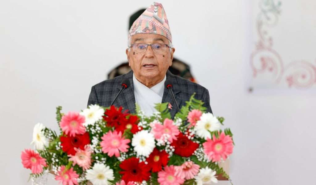आपसी सद्भाव र राष्ट्रिय एकता कायम राख्न राष्ट्रपति पौडेलको अपिल