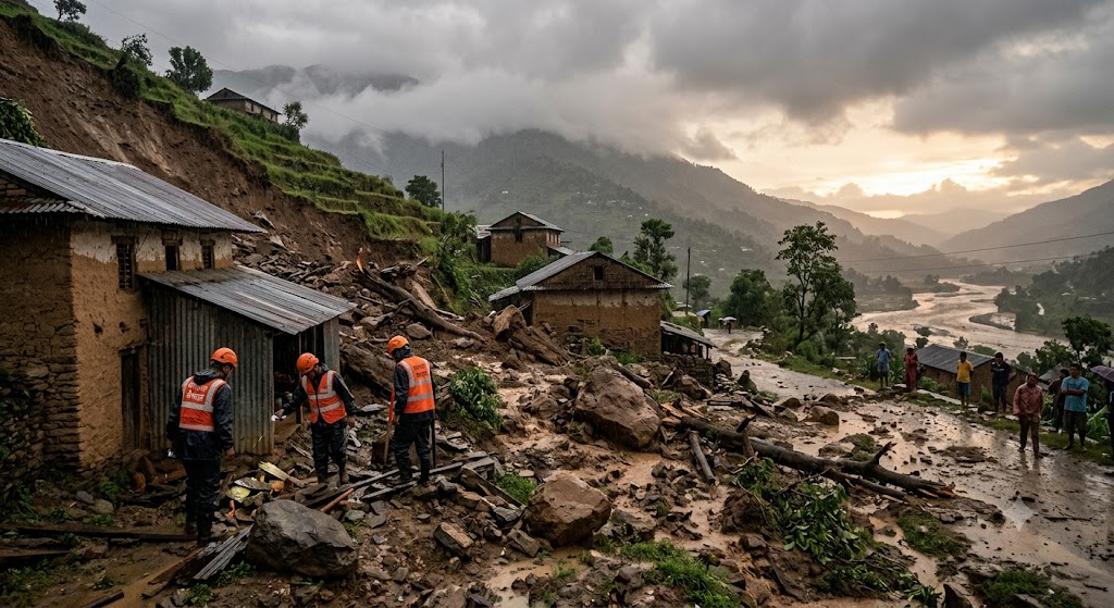 पछिल्लो २४ घण्टामा दुई सय ७२ विपद्का घटना, २१ जनाको मृत्यु