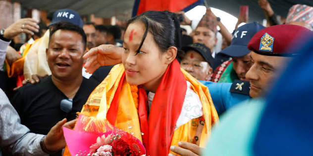 नेपाललाई पदक दिलाउने खेलाडी स्वदेश फिर्ता