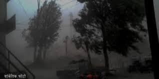 बुधबार साँझदेखि तीव्र गतिको हावाहुरीसहित वर्षाको सम्भावना