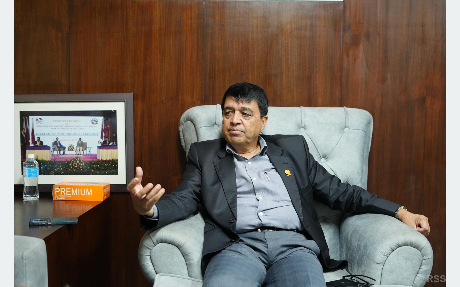   निजी क्षेत्रलाई विश्वासमा लिएर लगानीको वातावरण बनाए सरकारको आर्थिक वृद्धिको लक्ष्य सजिलै हासिल हुन्छ: अध्यक्ष ढकाल 