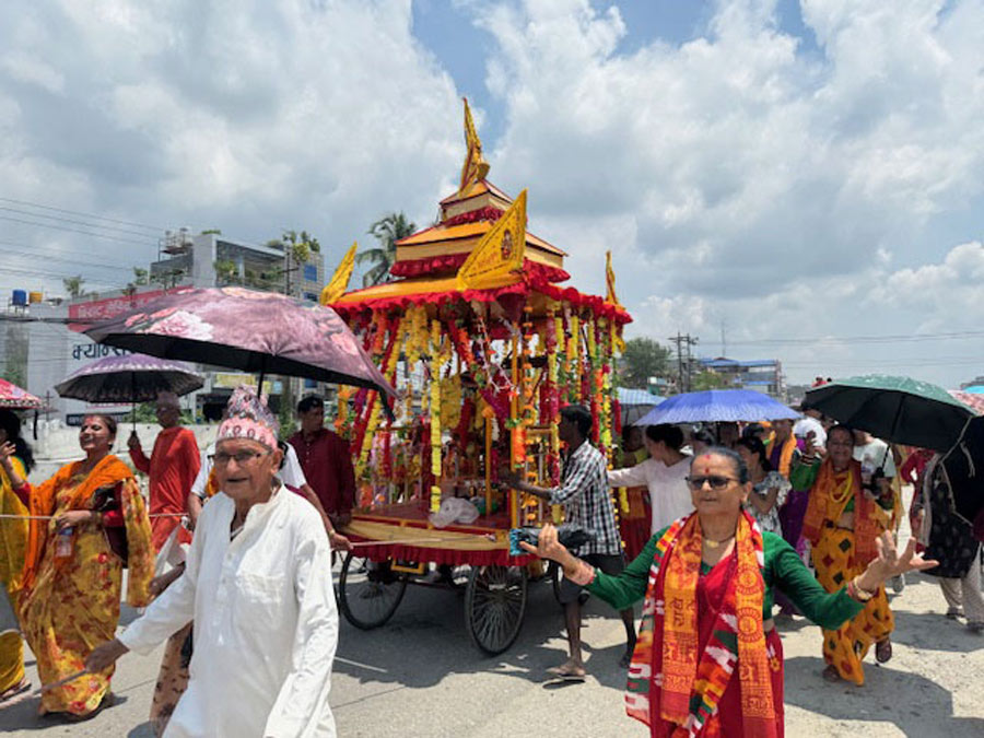 आज भाद्र कृष्ण नवमी : श्रीकृष्ण रथयात्रा एवं शोभा यात्रा गरिँदै
