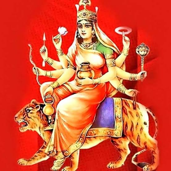नवरात्रको तेस्रो दिनः चन्द्रघण्टा देवीको विशेष पूजा आराधना गरिँदै